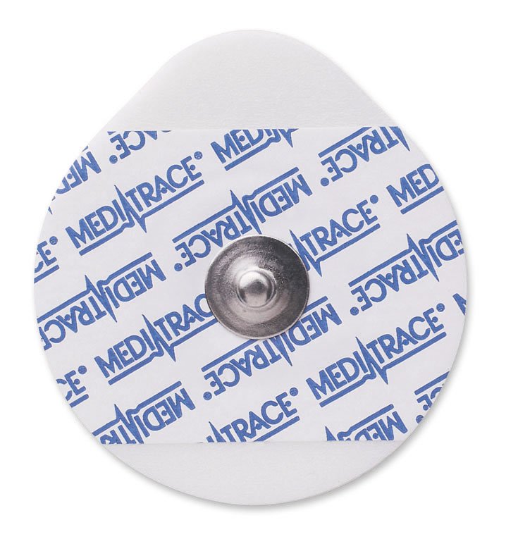 Cardinal ECG Stress Electrodes - Foam Backing, Snap Connector, Non-Radiolucent - 30/Pack Cardinal ECG Stress Electrodes - Foam Backing, Snap Connector, Non-Radiolucent - 30/Pack